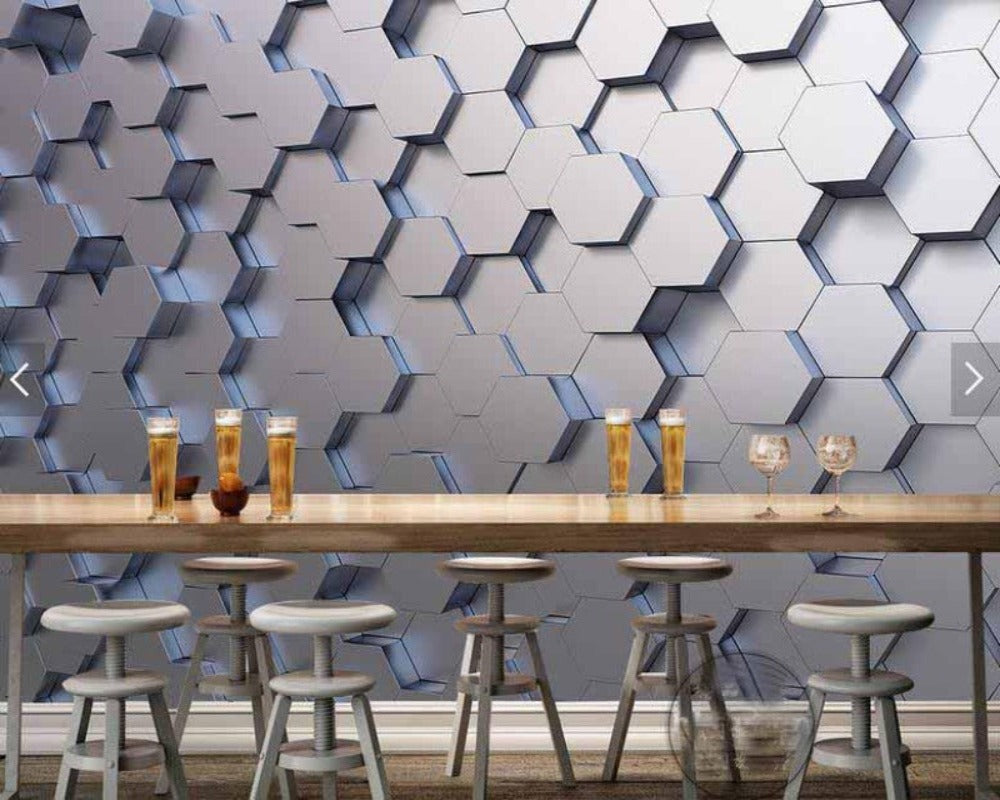 3D Wallpaper Hexagon Insights II